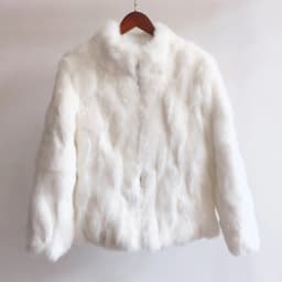 Fancy Rani Natural Rabbit Fur Coat Women Winter Jacket Real Leather And Fur Women's Clothing Female Outerwears With 2024
