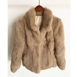 Fancy Rani Natural Rabbit Fur Coat Women Winter Jacket Real Leather And Fur Women's Clothing Female Outerwears With 2024
