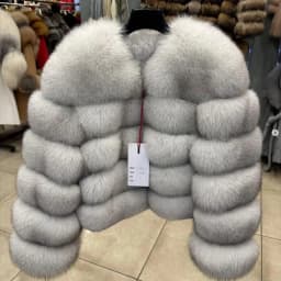 QUEENTINA Fox Fur Coat Real Winter Women'S Fashion Brown 2026 Leather And Skin Clothing Natural New In Coats & Jackets Tops Sale
