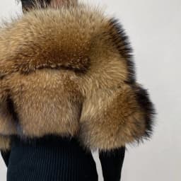 Authentic Raccoon Real Fur Short Coat Shawl Fashion 2026 New Model Elegant Warmth for Women's Outerwear