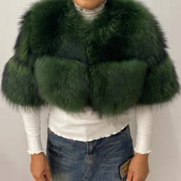 Authentic Raccoon Real Fur Short Coat Shawl Fashion 2026 New Model Elegant Warmth for Women's Outerwear