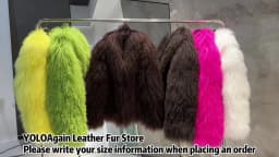 YOLOAgain Women's Real Mongolia Sheep Fur Jacket Dark Brown Sheep Fur Jacket