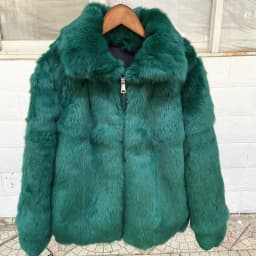 Fancy Rani Natural Rabbit Fur Coat Winter Women's Cold Jacket Especially Promotion 2023 Female Luxury Overcoat For Ladies