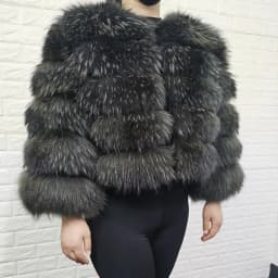2026 Maomaokong Super Hot Winter Women Luxury Thick Real Raccoon Fur Coat Natural Fox Fur Jacket Plus Size Jackets Female Vest