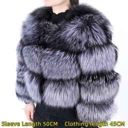 2026 Maomaokong Super Hot Winter Women Luxury Thick Real Raccoon Fur Coat Natural Fox Fur Jacket Plus Size Jackets Female Vest