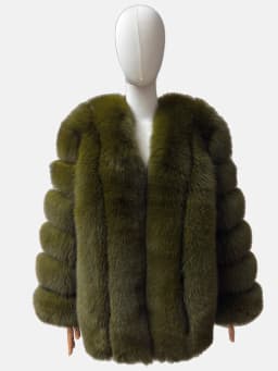 Women's Real Fox Fur Coat Winter Warm Luxury Jacket Natural Fur Thick Cozy Extra Long Heavy Windproof Outerwear for Ladies WG-70