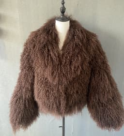 Y New Winter Autumn Fashion Real Fur Jacket Women Genuine Mongolia Lapel Sheep Fur Coat