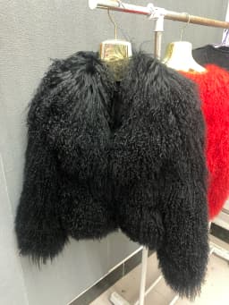 Y New Winter Autumn Fashion Real Fur Jacket Women Genuine Mongolia Lapel Sheep Fur Coat