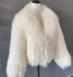 Y New Winter Autumn Fashion Real Fur Jacket Women Genuine Mongolia Lapel Sheep Fur Coat