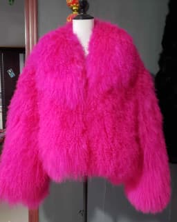 Y New Winter Autumn Fashion Real Fur Jacket Women Genuine Mongolia Lapel Sheep Fur Coat