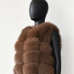 Natural Fur Vest Ladies Winter Autumn Coat Warm Vest Made of Natural Fur Women's Vest Real Fur Vest Genuine