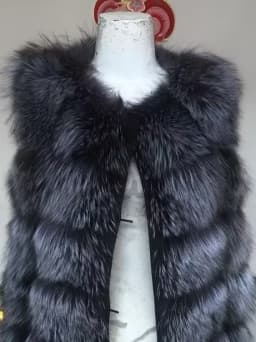 Natural Fur Vest Ladies Winter Autumn Coat Warm Vest Made of Natural Fur Women's Vest Real Fur Vest Genuine