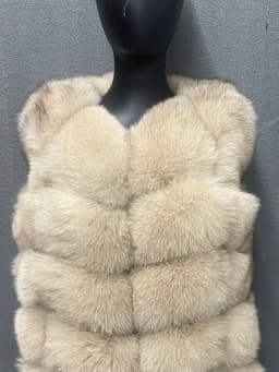 Natural Fur Vest Ladies Winter Autumn Coat Warm Vest Made of Natural Fur Women's Vest Real Fur Vest Genuine