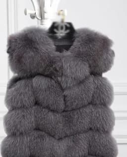 Natural Fur Vest Ladies Winter Autumn Coat Warm Vest Made of Natural Fur Women's Vest Real Fur Vest Genuine
