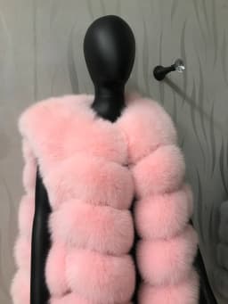 Natural Fur Vest Ladies Winter Autumn Coat Warm Vest Made of Natural Fur Women's Vest Real Fur Vest Genuine