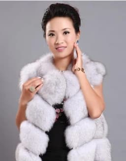 Natural Fur Vest Ladies Winter Autumn Coat Warm Vest Made of Natural Fur Women's Vest Real Fur Vest Genuine