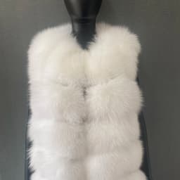 Natural Fur Vest Ladies Winter Autumn Coat Warm Vest Made of Natural Fur Women's Vest Real Fur Vest Genuine