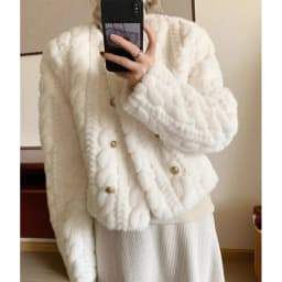 2026 Winter Thickened Short Fur Coat Women's Loose Slimming Fashionable Water Rabbit Velvet Casual Style Standard Edition