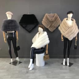 Woman Real Fox Fur Shawl Vest Jacket Fluffy Fur Cape Natural Fur Poncho Fur Lady Scarf Wrap Coat Shawl Wedding Party Clothing