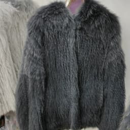 Real Fox Fur Woven Hooded Jacket for Women, Made of High-Quality Fox Fur, Thick Jacket, Warm Clothes with Lining Inside