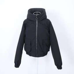 MAOMAOKONG Winter Women's Winter Real Fox Fur Black Parka Jacket Slim Fit With Big Natural Raccoon Placket Fur Collar Short Coat