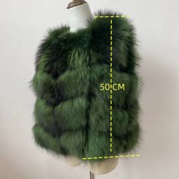 Real Fur Raccoon Vest Natural Fur Coat For Jacket Female Coats Vest Waistcoat Long Fur Coats Real Fur Coat Fox Vest Jacket