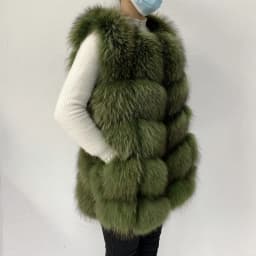 Real Fur Raccoon Vest Natural Fur Coat For Jacket Female Coats Vest Waistcoat Long Fur Coats Real Fur Coat Fox Vest Jacket