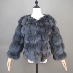 2026 New Style Real Fur Coat 100% Natural Fur Jacket Female Winter Warm Leather Fox Fur Coat High Quality Fur Vest