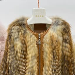 Winter Women Natural Real Red Fox Fur Strip Sewed Toghter With Genuine Leather Down Jackets Female Luxury Thick Warm Outerwear