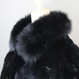 New Luxury Lady 100% Natural Rex Rabbit Fur Coat Women Winter Thick Warm Real Rex Rabbit Fur Jacket With Quality Fox Fur Collar
