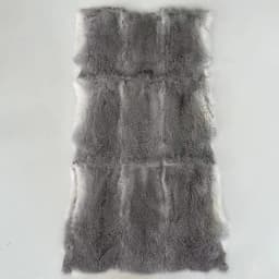 China Factory Wholesale Price Tanned Rabbit Skins Real Rabbit Fur Plate High Quality Rabbit Fur Skin 50*100