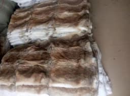China Factory Wholesale Price Tanned Rabbit Skins Real Rabbit Fur Plate High Quality Rabbit Fur Skin 50*100