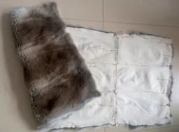 China Factory Wholesale Price Tanned Rabbit Skins Real Rabbit Fur Plate High Quality Rabbit Fur Skin 50*100