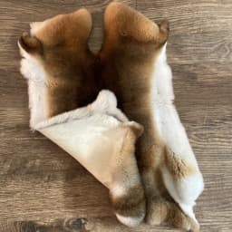 Hot Sale Natural Factory Direct Sale Genuine Chinchilla Skin Rex Rabbit Fur