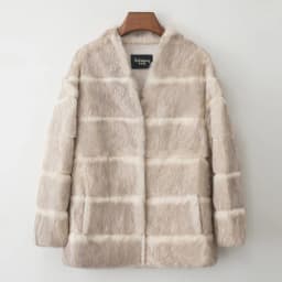 Whole Skin Real Rabbit Fur Coat for Women Autumn Winter Short Jacket Thick Warm Fashion Lapel Elegant Female Warm Outerwear
