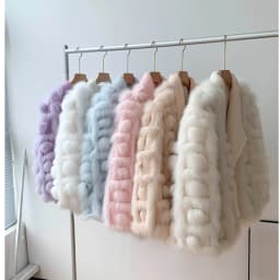 Women's Real Fox Fur Coat Knitted Cardigan Jacket 2025 Autumn Winter Thick Warm Fashion Belted