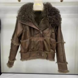 Real Rex rabbit fur Coats With Genuine Sheepskin Leather Wholeskin Natural rabbit fur Jacket Outwear Luxury Women Winter New