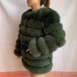 NEW Style Length Sleeves 4in1 Real Fur Coats Women Natural Real Fur Jackets Vest Winter Outerwear Women Fox Fur Coat Quality Fur
