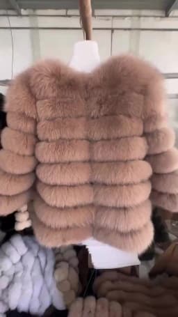 NEW Style Length Sleeves 4in1 Real Fur Coats Women Natural Real Fur Jackets Vest Winter Outerwear Women Fox Fur Coat Quality Fur