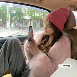 Young Women's Fur Coat Winter Outerwear Slimming Fashionable -Mimicking Hair Design Casual Elegant Style Short Length