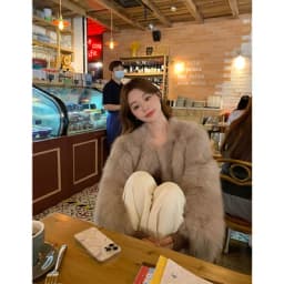 Young Women's Fur Coat Winter Outerwear Slimming Fashionable -Mimicking Hair Design Casual Elegant Style Short Length