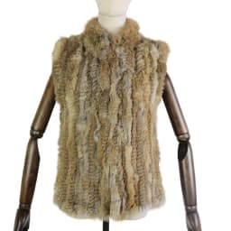 17 colors woman girl real rabbit fur vest jacket spring winter warm genuine rabbit fur knit coat vest black beige