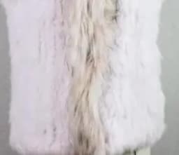 17 colors woman girl real rabbit fur vest jacket spring winter warm genuine rabbit fur knit coat vest black beige