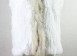17 colors woman girl real rabbit fur vest jacket spring winter warm genuine rabbit fur knit coat vest black beige