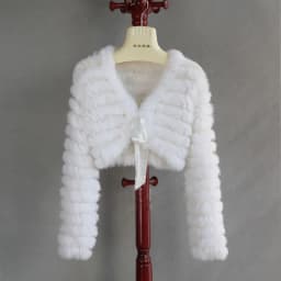 2023 Autumn Real Rabbit Fur Knitted Coat Long Sleeve V-neck Casuall Genuine Fur Outwear Open Stitch Matching Dresses Fall Coat