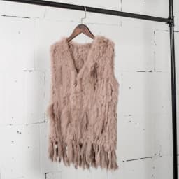 PUDI Women Knitted Handmade Real Rabbit Fur Vest Gilet Sleeveless Garment Waistcoat Female Natural Fur Coat Jacket VR031