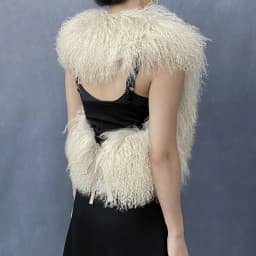 Women's Real Mongolian Sheepskin Backless Bandage Halter Crop Vest Warm Fashion Streetwear 2025 Style Sheep Fur Outerwear