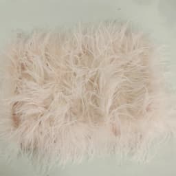 Length 22cm 100% Natural Ostrich Hair Bra Underwear Women's Fur Coat Real Ostrich Fur Coat Fur Mini Skirt Customization