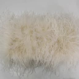 Length 22cm 100% Natural Ostrich Hair Bra Underwear Women's Fur Coat Real Ostrich Fur Coat Fur Mini Skirt Customization