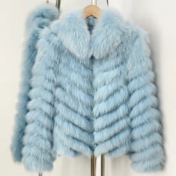 OFTBUY Natural Fox Fur Jacket Luxury Style Streetwear Lady New Winter Clothing Women Fashion Warm Thick Real Fur Coat Female
